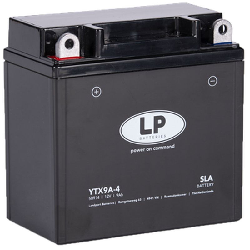 LANDPORT akumulátor YTX9A-4 (MS LTX9A-4) (YB9B) 12V 9AH (135X75X138mm) (120A) SLA bezúdržbový - (6) (LANDPORT akumulátor YTX9A-4 (MS LTX9A-4) (YB9B))